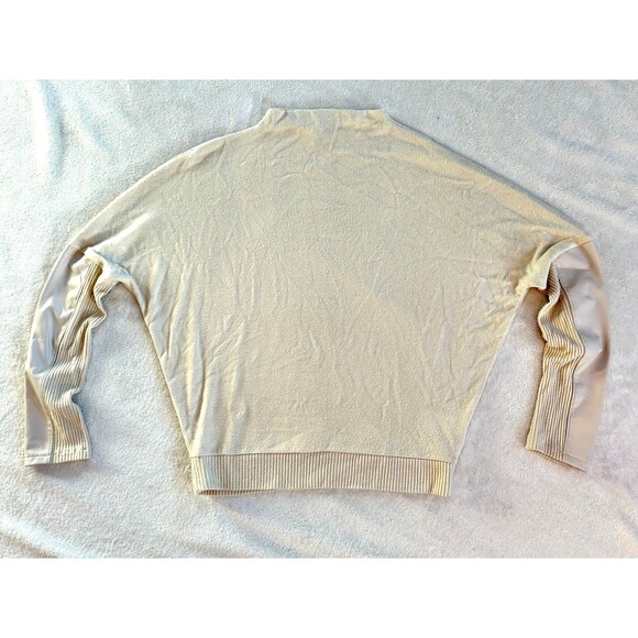 Express Mock Neck Sweater with Faux Leather Dolman Sleeves size XS - Picture 8 of 8